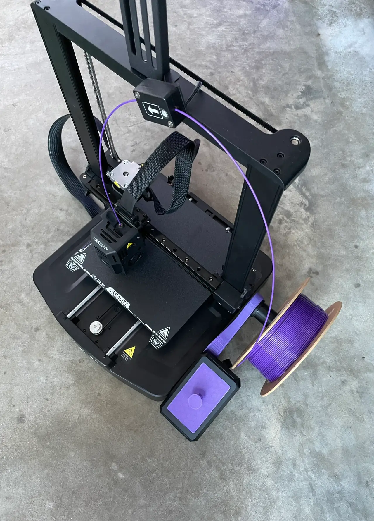 Ender 3 v3 KE Filament Spool Side Mount (Toolless) — modelo 3D