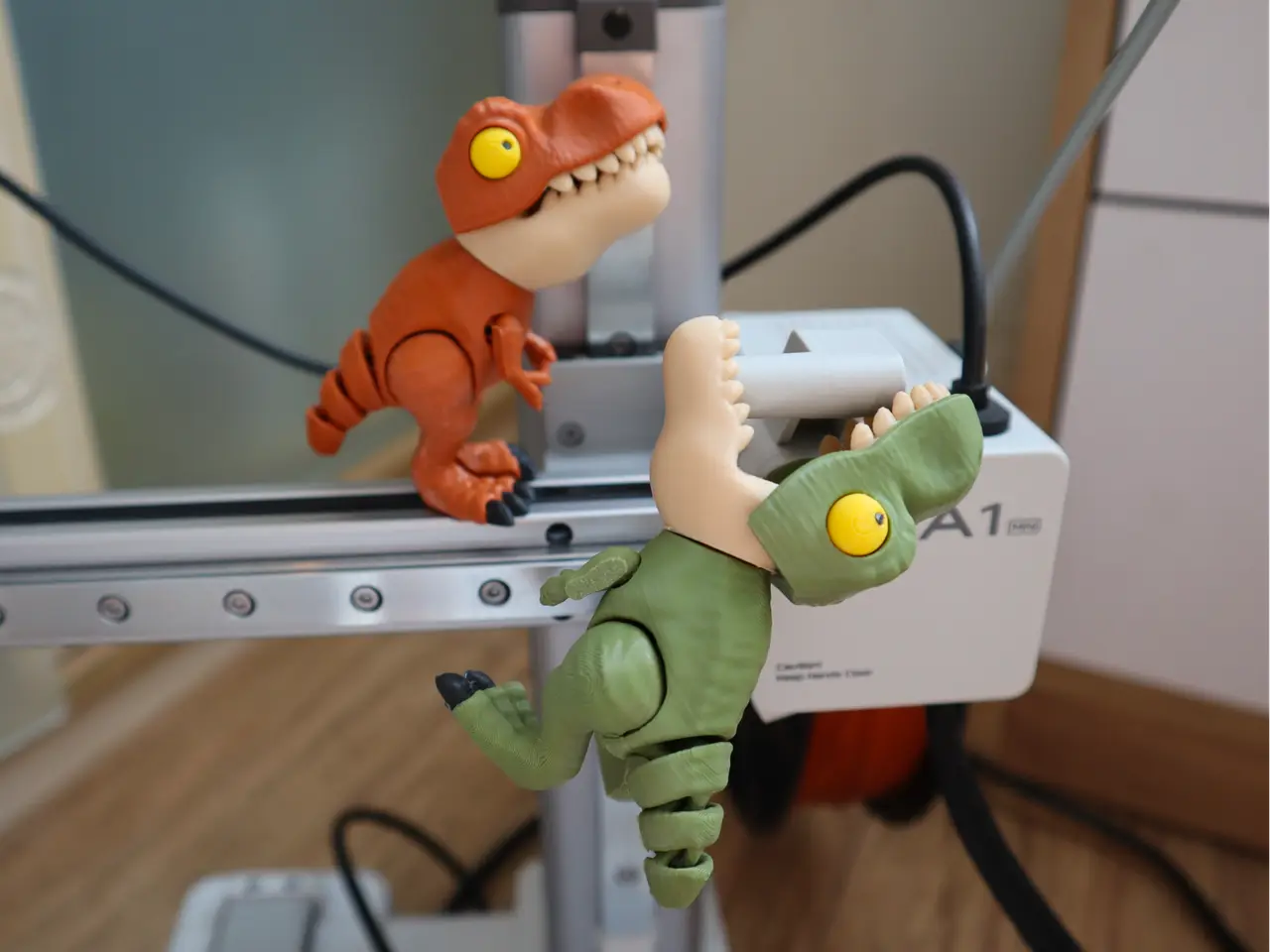 BITING T-REX (MULTIPART PRINT) — modelo 3D