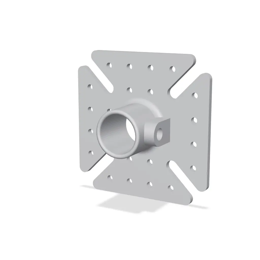 Clamp-On Tripod Column Cheese Plate — modelo 3D