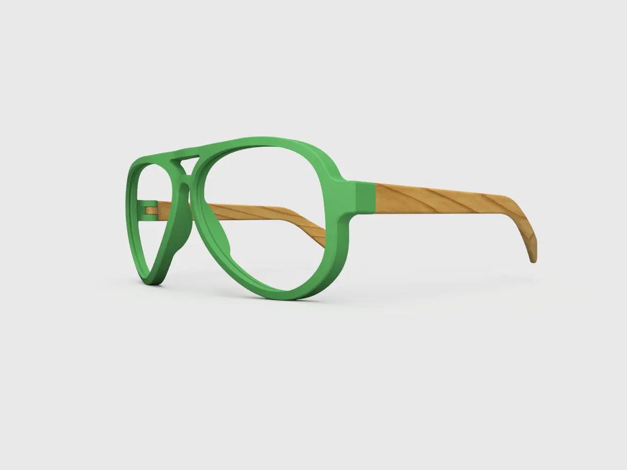 Aviator Sunglasses — modelo 3D