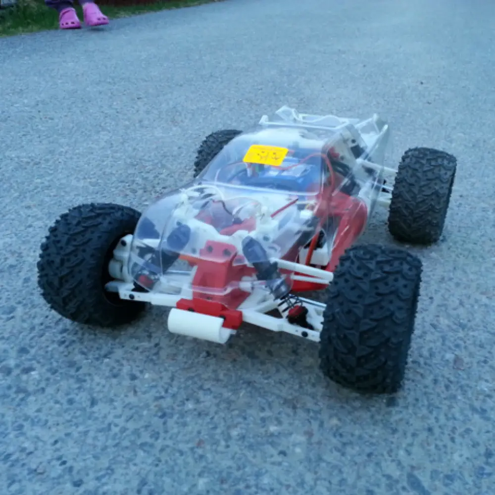 OpenRC 1:10 4WD Truggy Concept R/C Car — modelo 3D