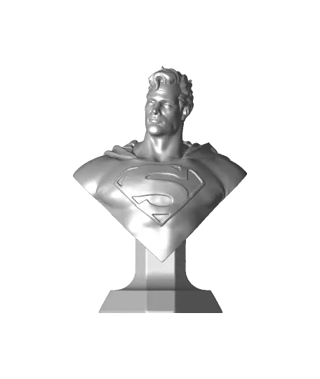 Man of Steel bust (fan art) — modelo 3D