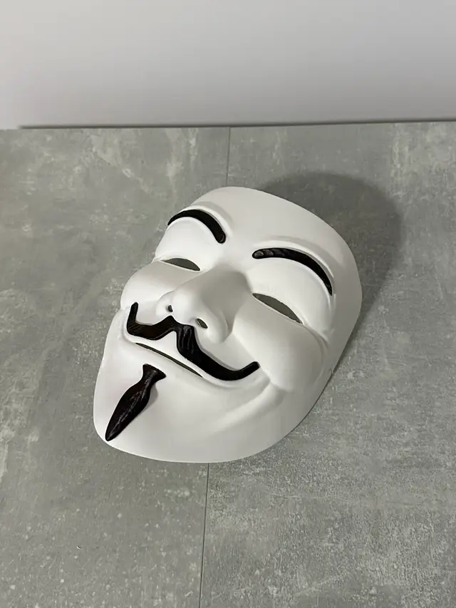 V for Vendetta Mask — modelo 3D