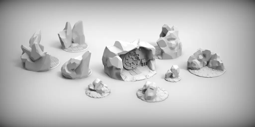 tabletop terrain - fallout — modelo 3D