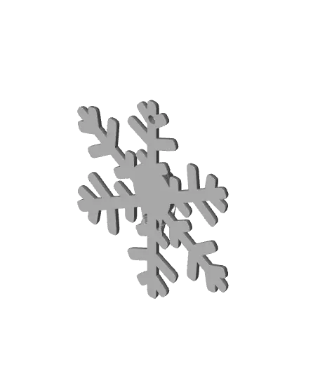 Skull snowflake — modelo 3D
