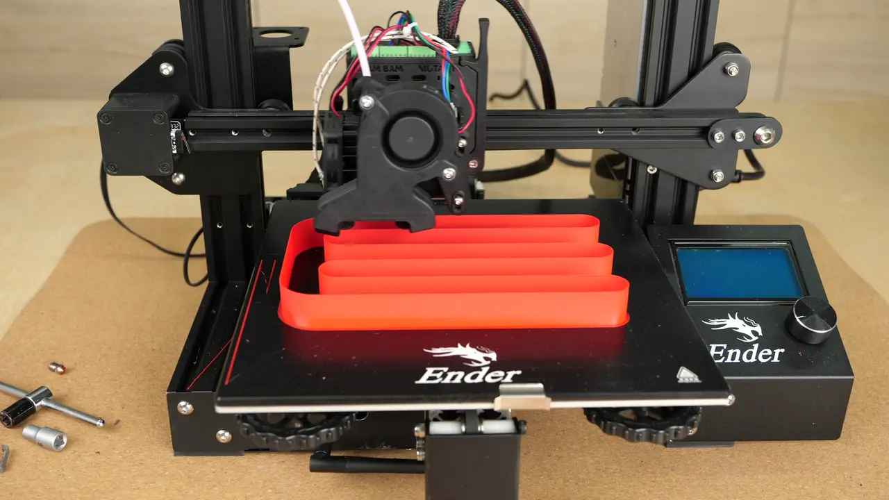 Extrusion Test Structure — modelo 3D
