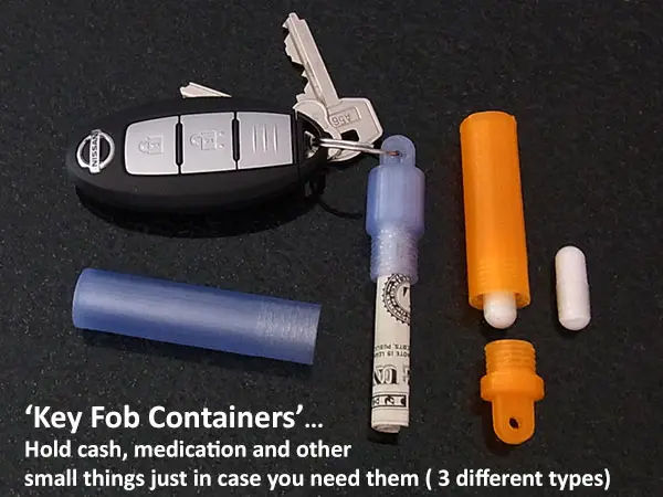 Key Fob Containers — modelo 3D