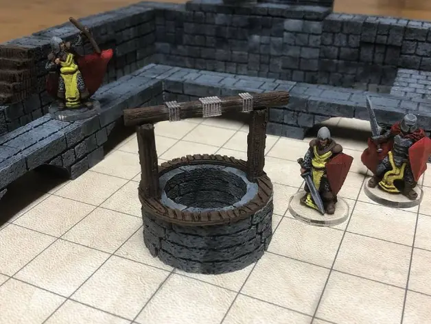 ScatterBlocks: Village Well (28mm/Heroic scale) — modelo 3D