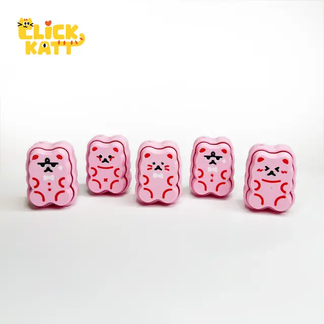 Gummy Bear - Clicker Fidget Toy Keychain — modelo 3D