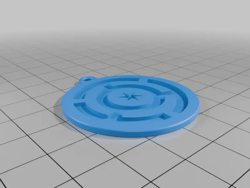 MazePendant — modelo 3D
