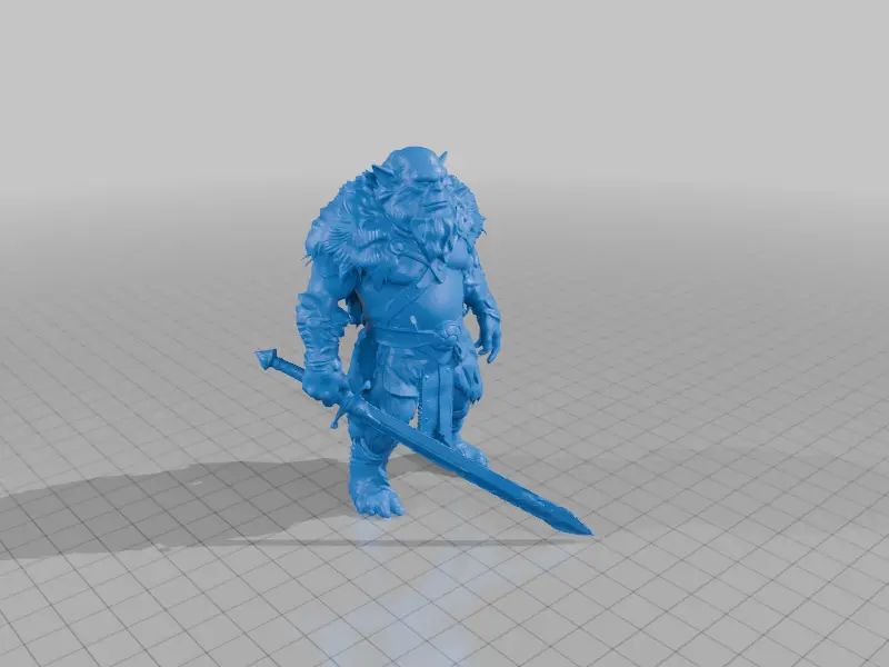 AI TRIPO troll montagne 110 3d — modelo 3D