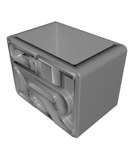 GTR Logo Modular Desk Organizer – Multi-Piece, No AMS Needed (Free Download) — modelo 3D