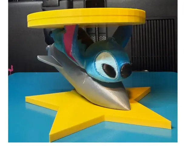 Stitch rocket Candle Holder — modelo 3D