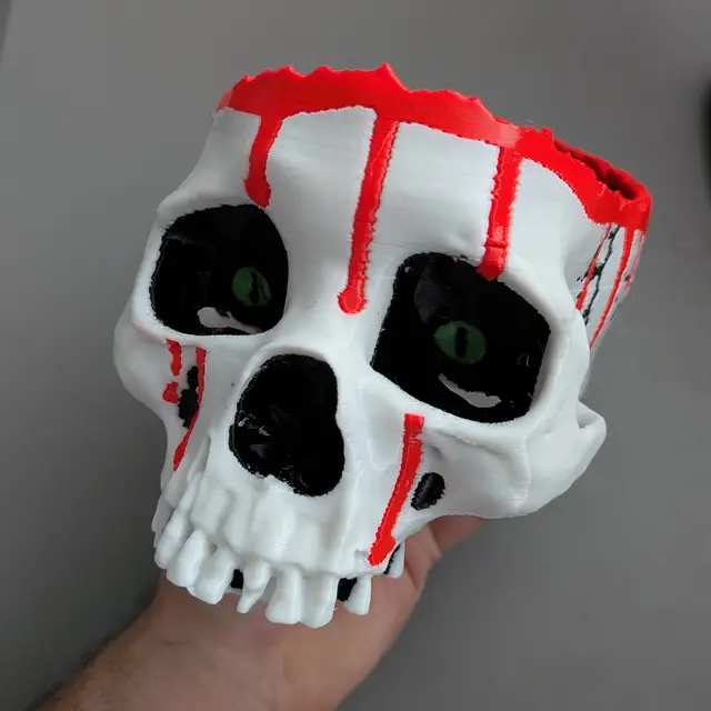 Spooky Skull Candy Bowl — modelo 3D