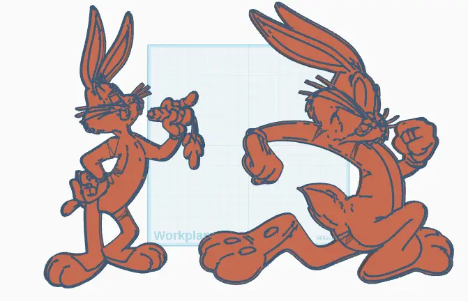 3d bugs bunny — modelo 3D