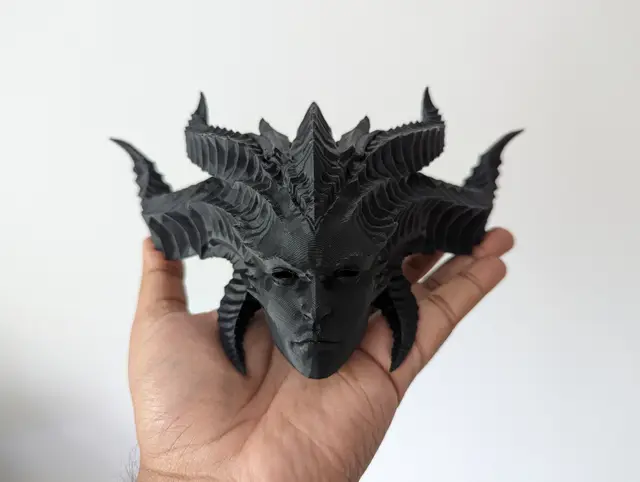 Official Diablo IV Lilith Head — modelo 3D