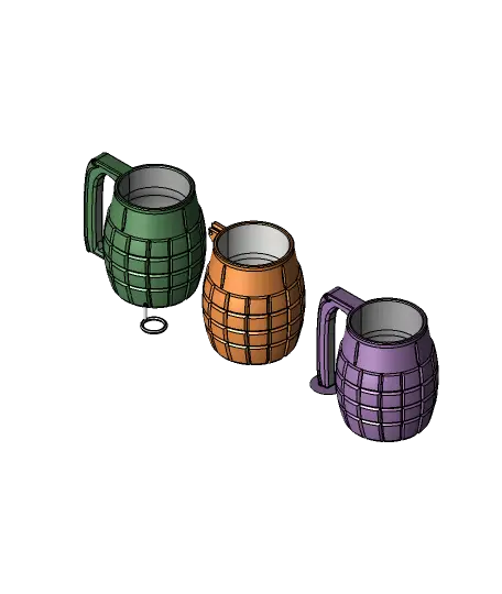 Can'D Grenade - 12oz Can Cup - 2022 UPDATE! — modelo 3D