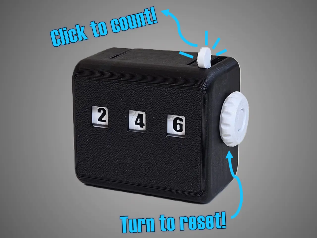 Mechanical Counter - all printed parts! — modelo 3D