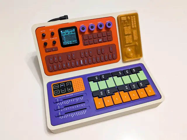 Stand for M-VAVE FM-1 and Synido Scale Pocket — modelo 3D
