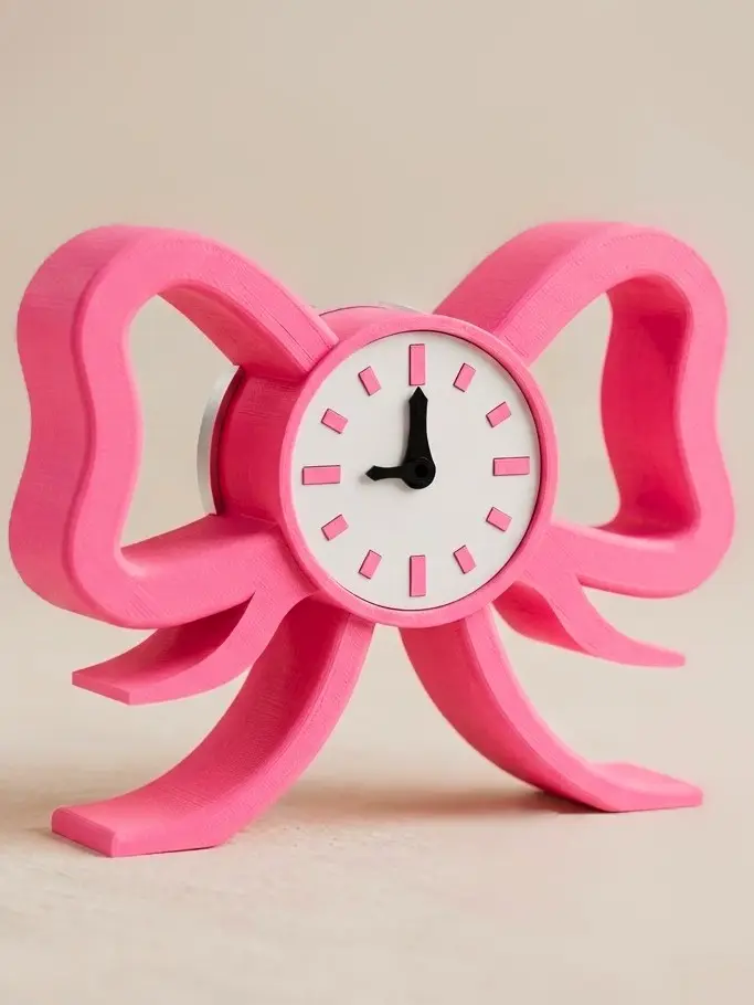 Belle Bow Clock - Bambu Lab Clock Kit 011 — modelo 3D
