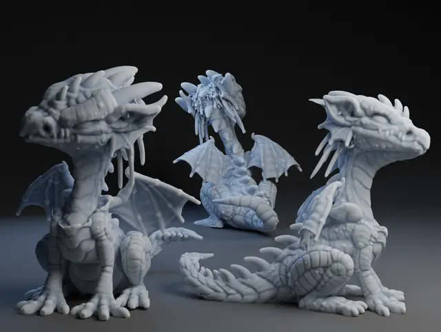 Baby Dragon — modelo 3D