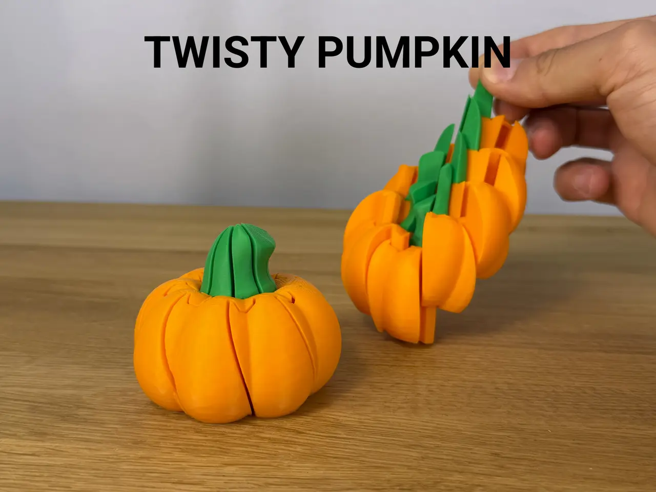 Twisty Pumpkin Fidget Toy — modelo 3D