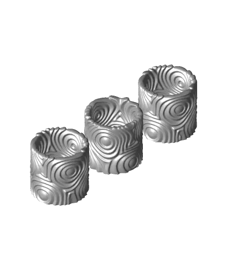 Ripple Vases (Round) — modelo 3D