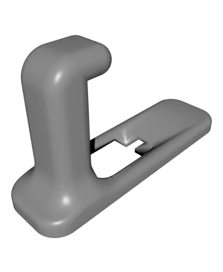 Command Strip Compatible Replacement Hook — modelo 3D