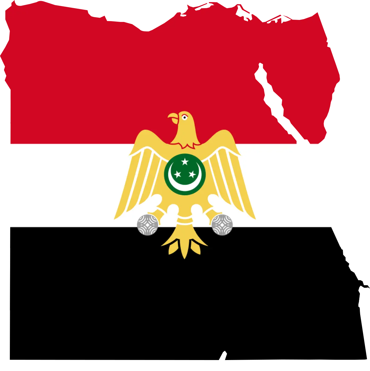 Map of Egypt Republic — modelo 3D