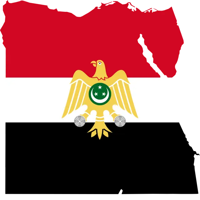 Map of Egypt Republic — modelo 3D