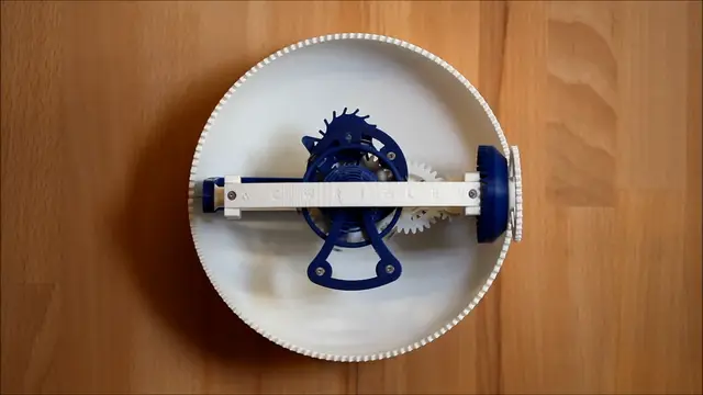 Clockwerk - A 3D Printed, Three-Axis Tourbillon — modelo 3D