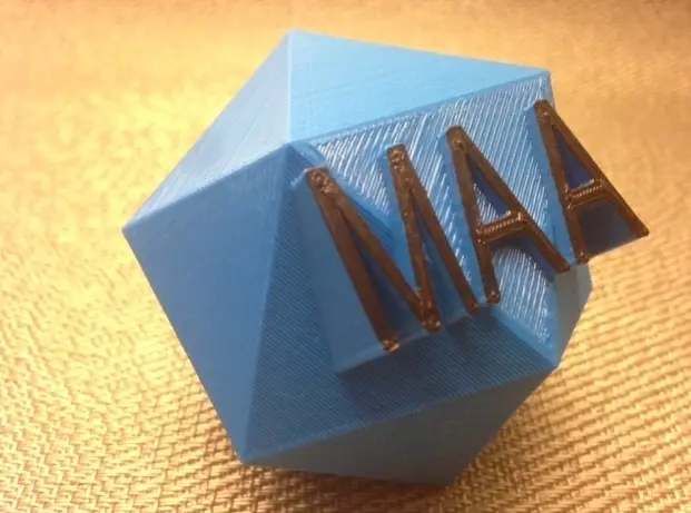 MAA Icosahedron — modelo 3D