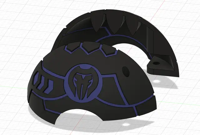 Darkus Ultimate Dragonoid wing — modelo 3D
