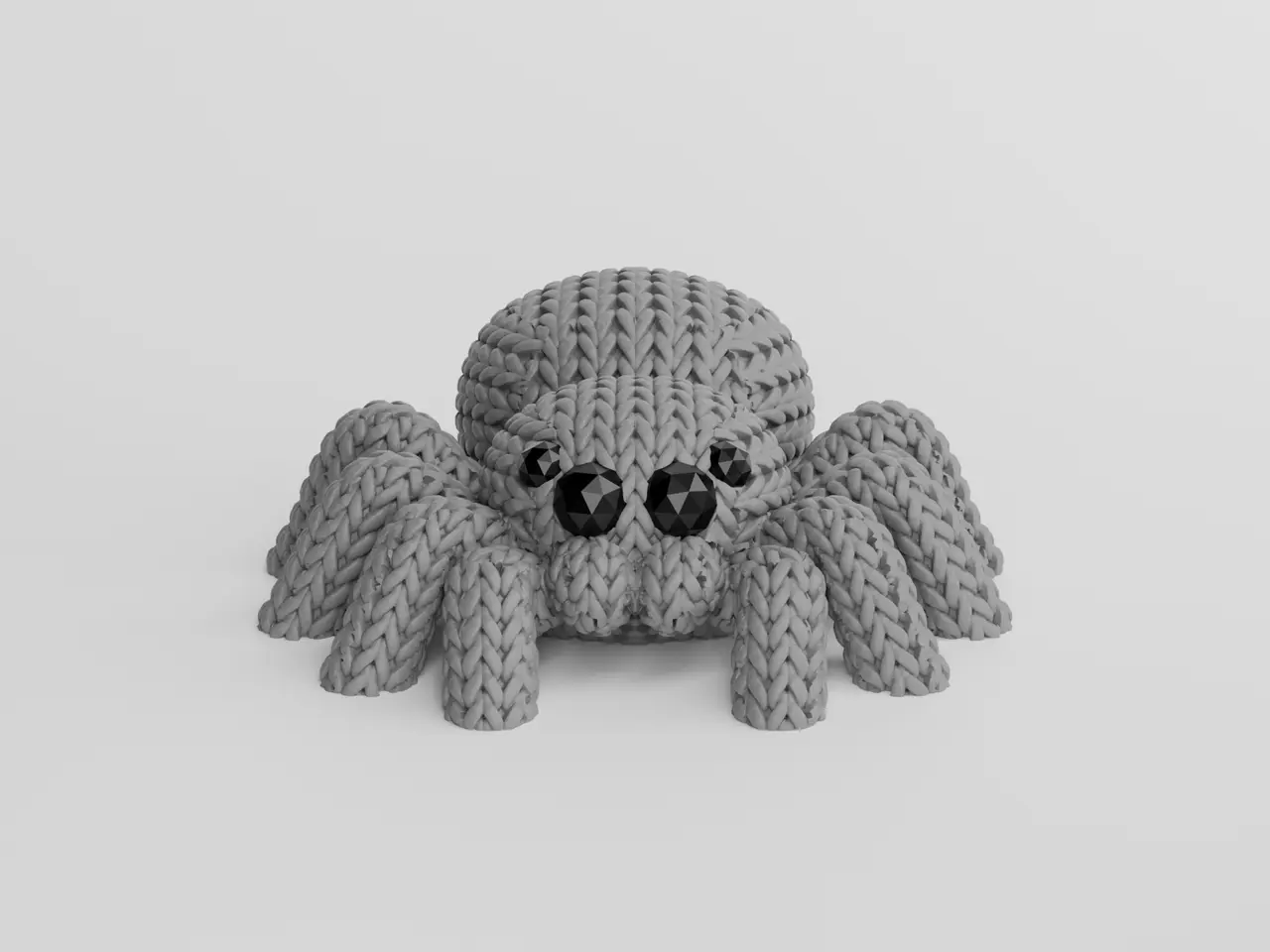 Knitted Spider — modelo 3D