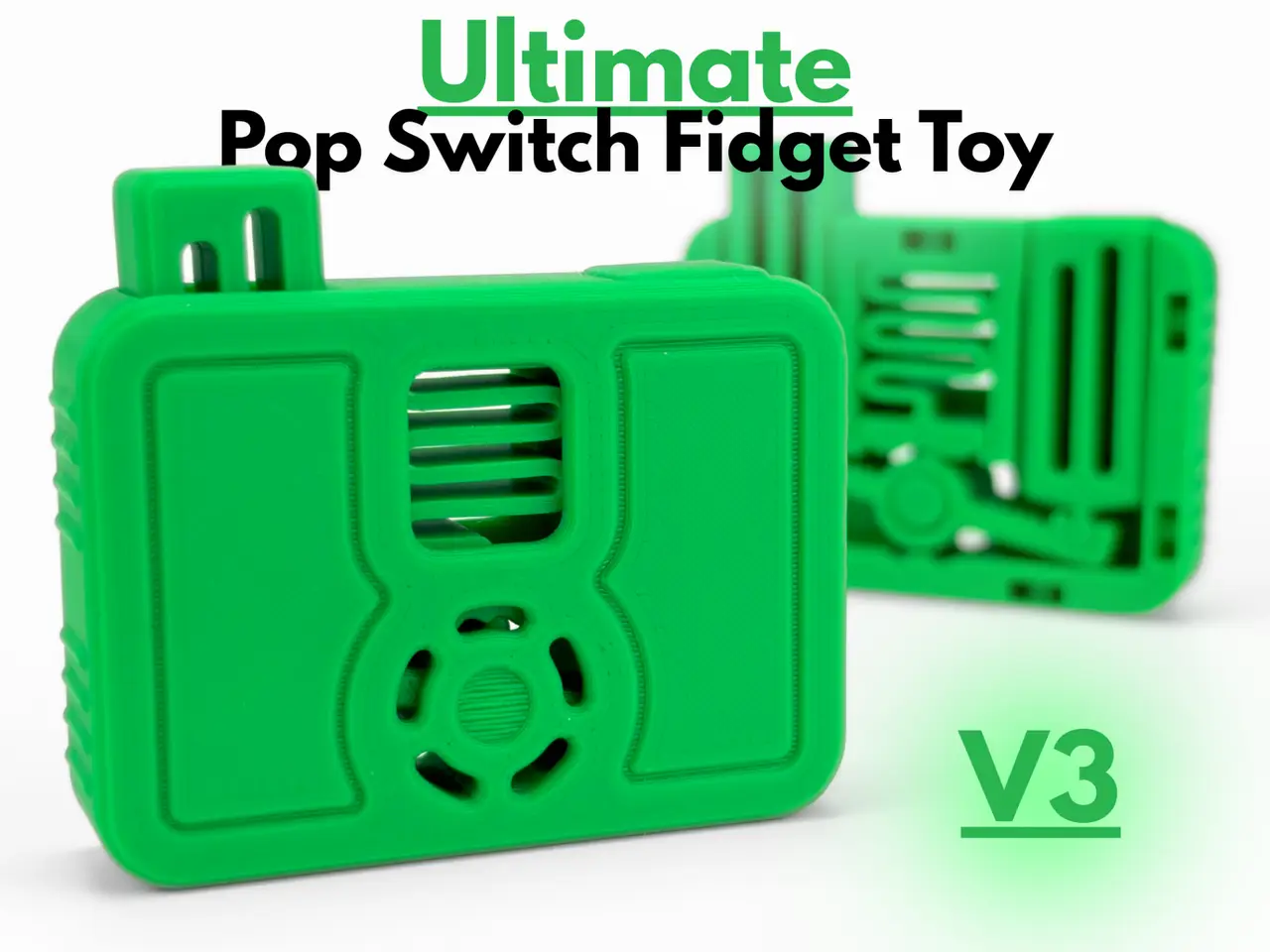 Ultimate Pop Switch Fidget Toy V3 — modelo 3D