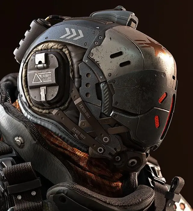 Titanfall Kanes Helmet — modelo 3D