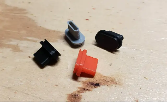 USB-C Dust Cover/Plug/Cap — modelo 3D