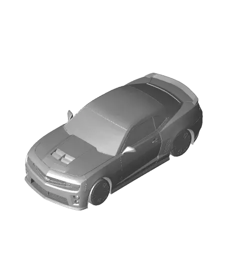 Camaro With Moving Wheels — modelo 3D