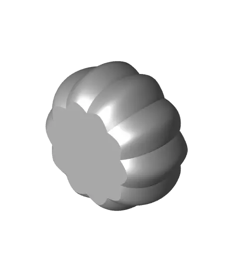 Pumpkin Bowl with Lid — modelo 3D