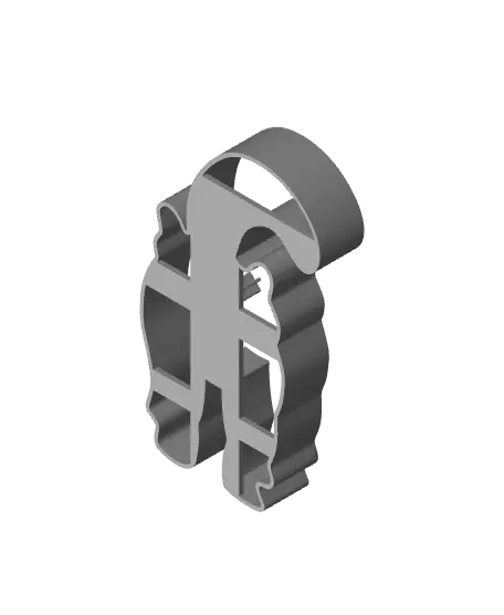 Cat Butt Cookie Cutter — modelo 3D