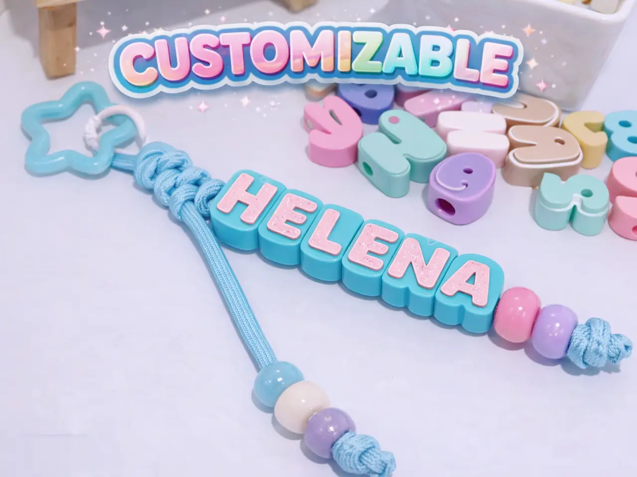 Abalorios letras personalizables - letter beads — modelo 3D