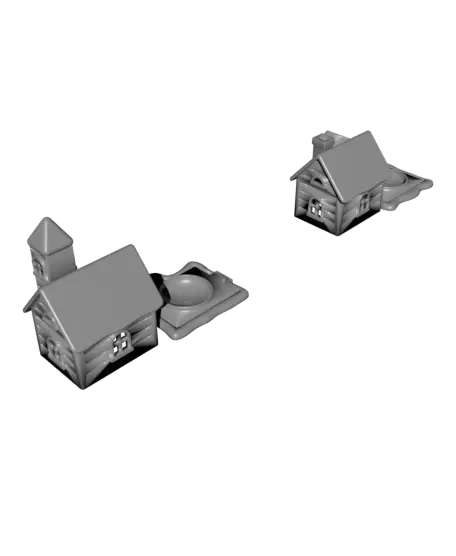 Tealight Houses — modelo 3D