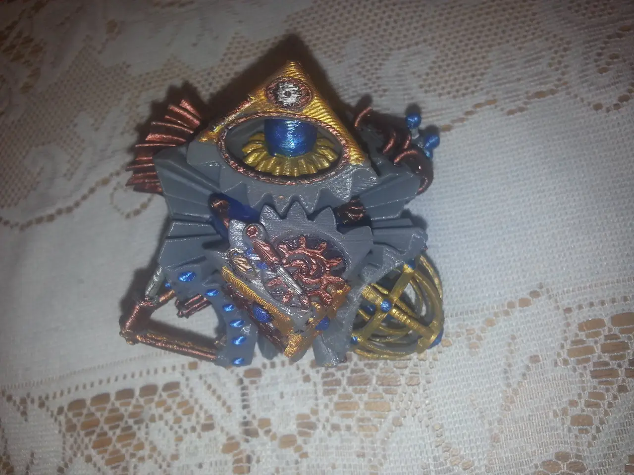 Steampunk cube gears — modelo 3D