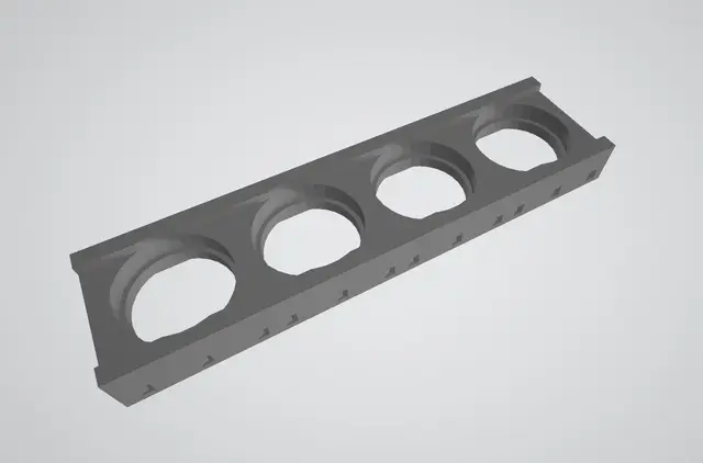 Cassette for light filters Meade DSI PRO II — modelo 3D