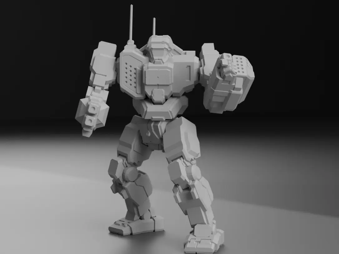 TBT-5N Trebuchet for Battletech — modelo 3D