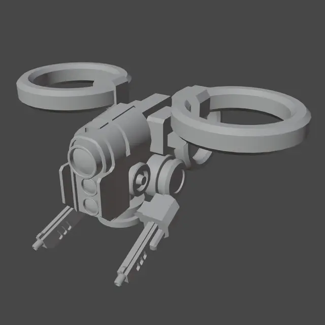 Corporate Security Drone — modelo 3D