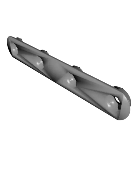 4L Screw-On Mount - Multipoint Rail — modelo 3D