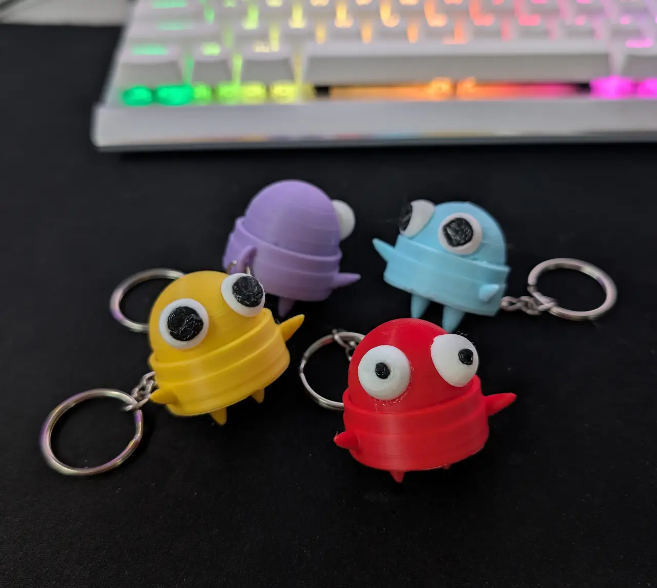 R.E.P.O Fidget Keychain — modelo 3D