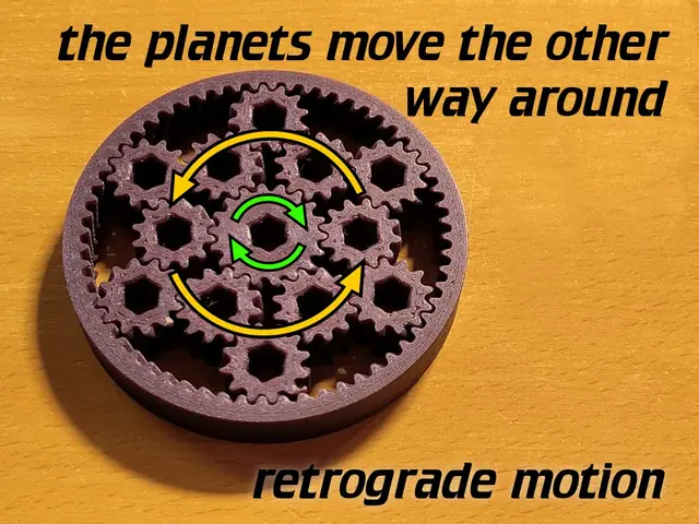 The Counterintuitive Gear fidget — modelo 3D