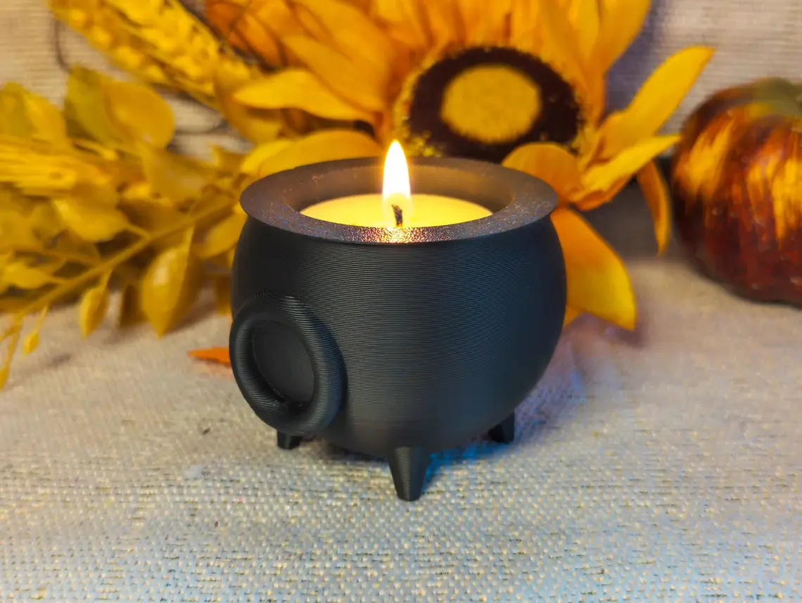 Cauldron Tea light Holder — modelo 3D